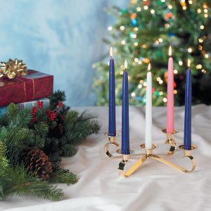 The Everlasting Light Brass Wreath