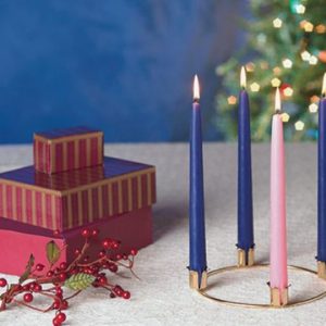 Family Advent Set 7 in Gold Ring